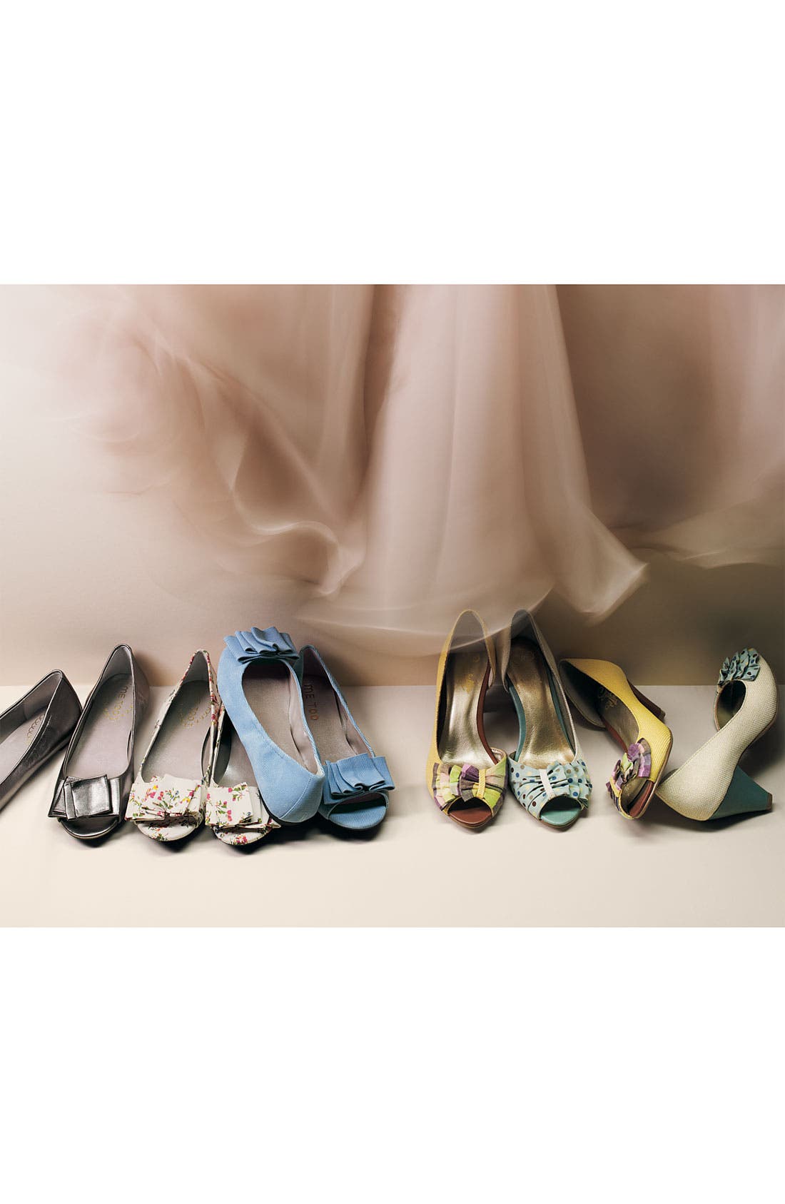 'Amethyst' Peep Toe Pump, Alternate, color, YELLOW