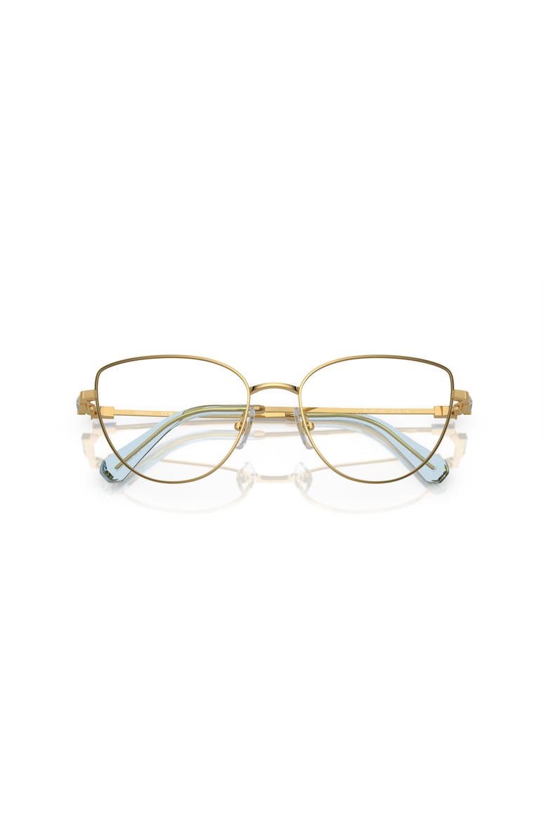53mm Cat Eye optical glasses, Alternate, color, Gold