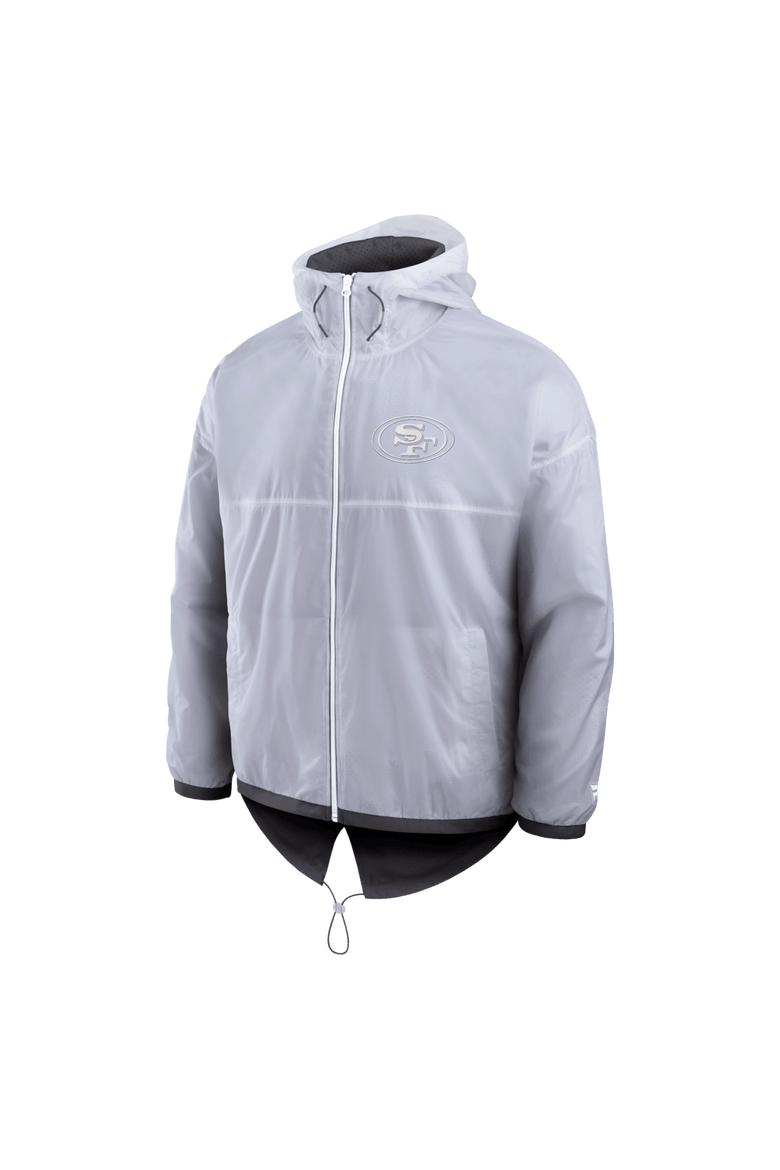 Men's Fanatics White San Francisco 49ers Type Play Down Full-Zip Jacket, Alternate, color, White