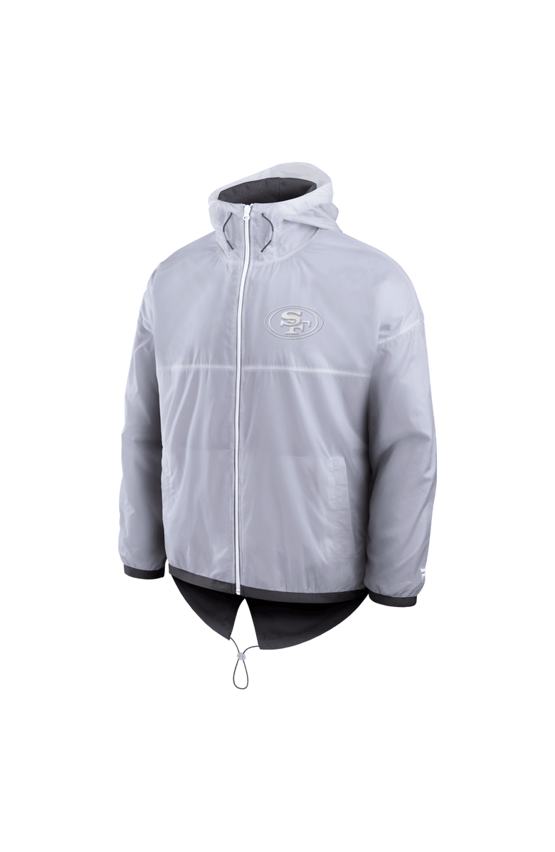 FANATICS Men's Fanatics White San Francisco 49ers Type Play Down Full-Zip Jacket, Alternate, color, White