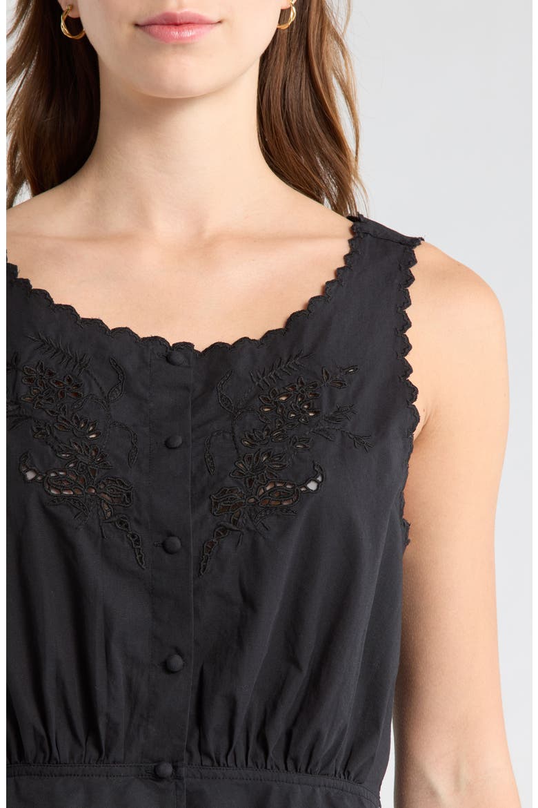 Jerry Eyelet Tank, Alternate, color, BLACK