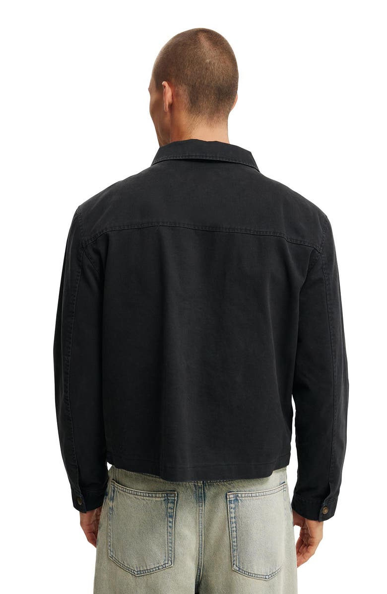 Cotton On Men's Cropped Harrington Jacket, Alternate, color,