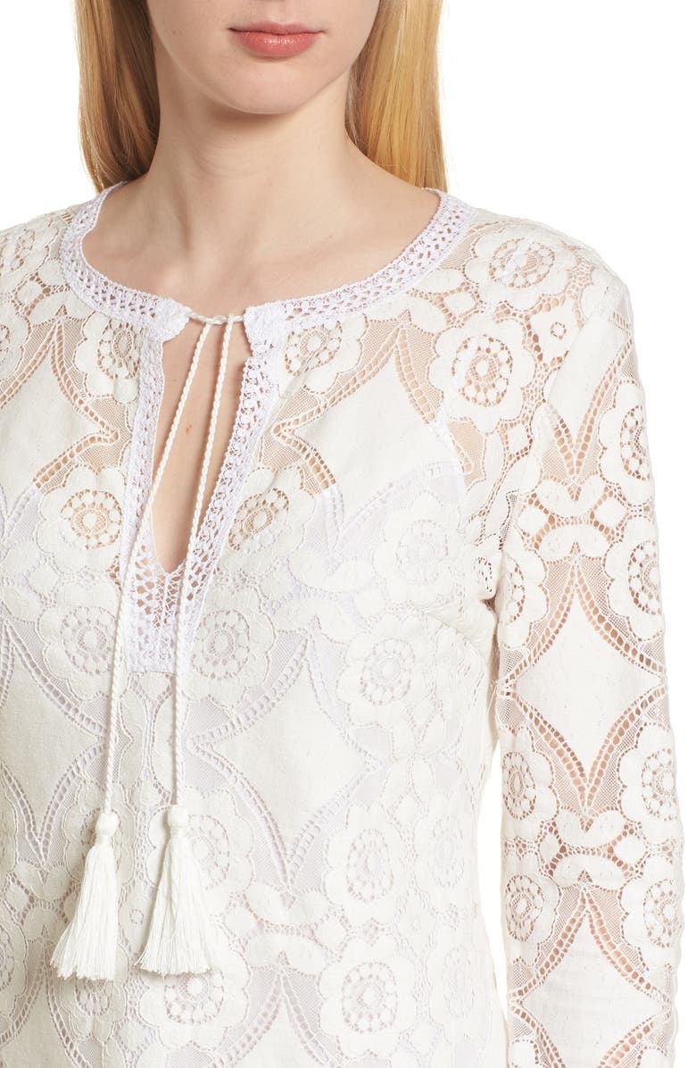 Bailey 44 Spa Day Lace Sheath Dress, Alternate, color, 