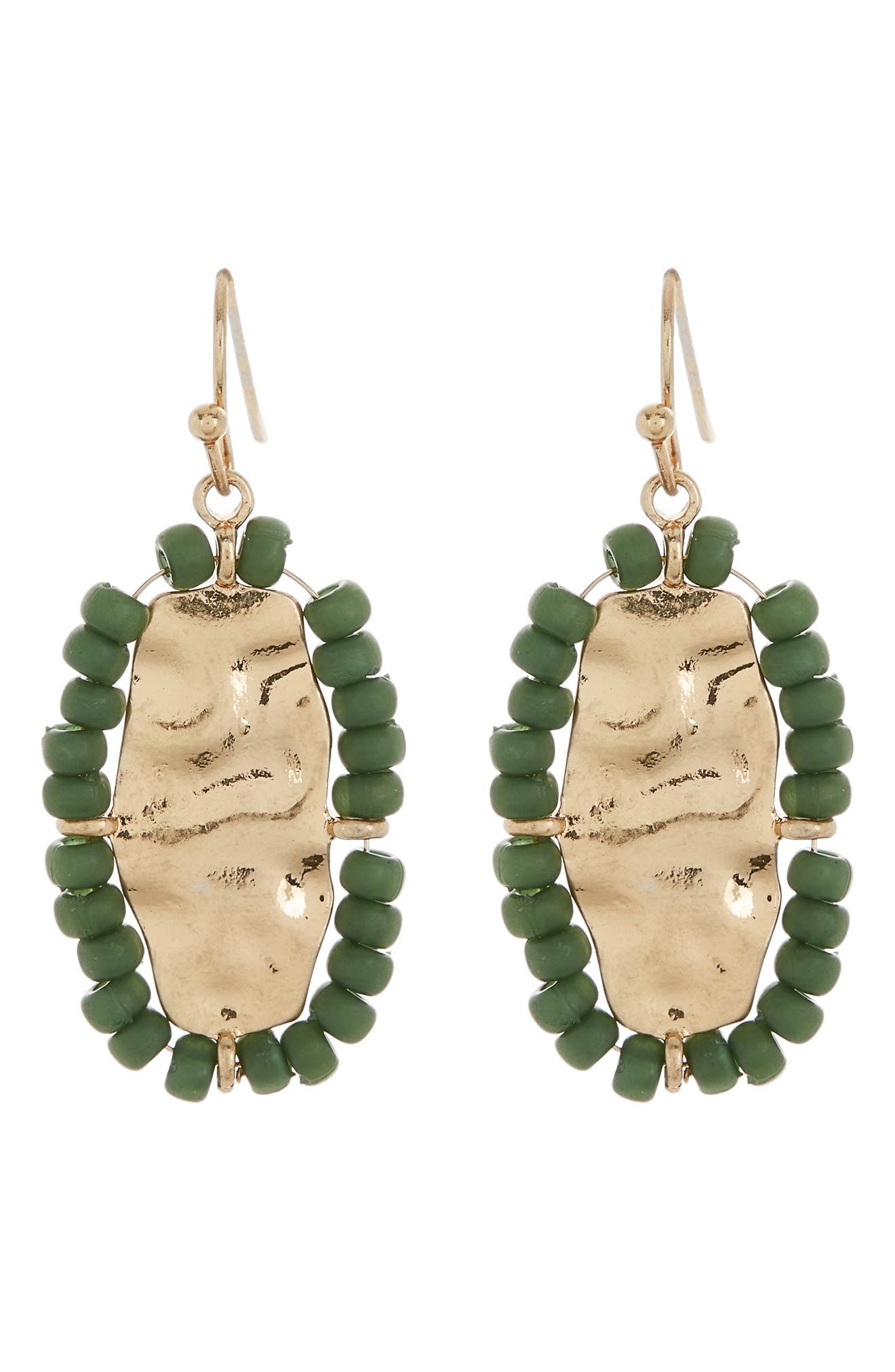 Melrose and Market Molten Coin Bead Drop Earrings (Women) | Nordstromrack