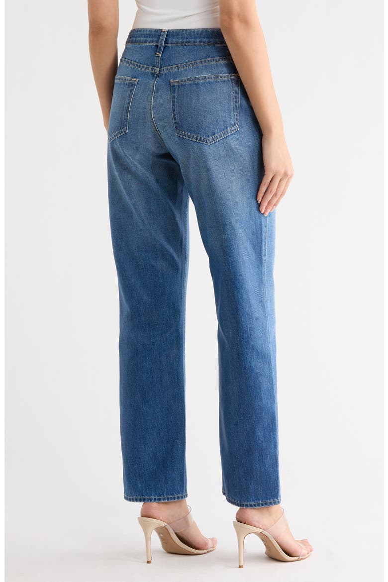 Marjorie Slouch Slim Straight Jeans, Alternate, color, BOYLE COATED