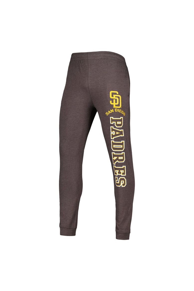 Men's Concepts Sport Heather Brown/Heather Charcoal San Diego Padres Meter Hoodie & Joggers Set, Alternate, color, Brown