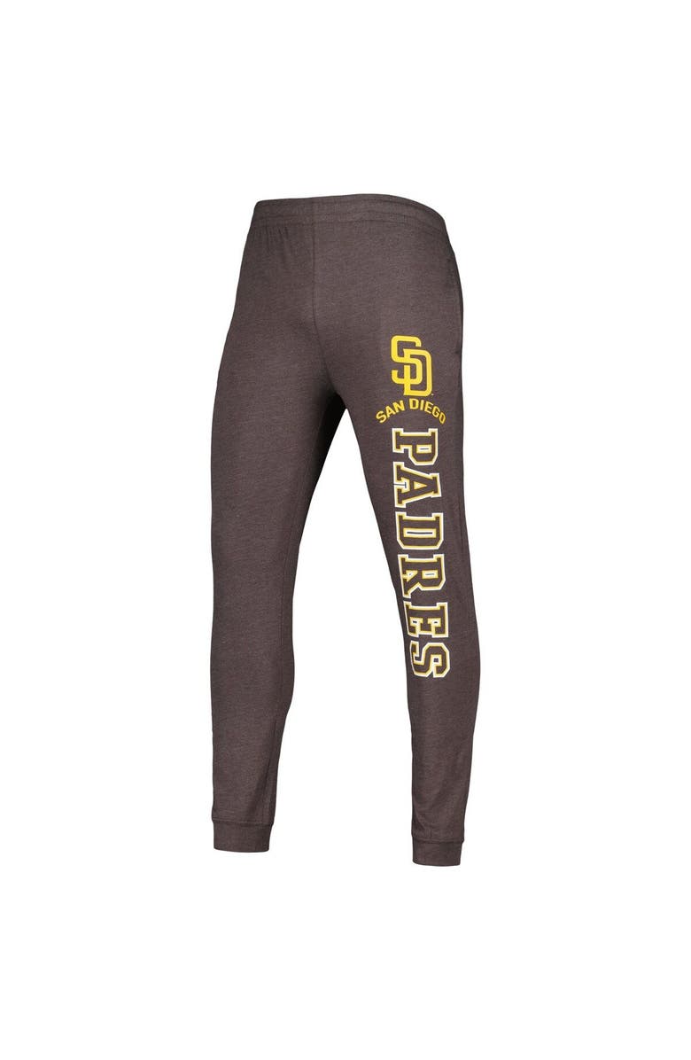 CONCEPTS SPORT Men's Concepts Sport Heather Brown/Heather Charcoal San Diego Padres Meter Hoodie & Joggers Set, Alternate, color, 