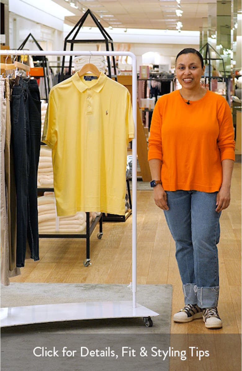 Classic Fit Solid Cotton Polo, sales video thumbnail