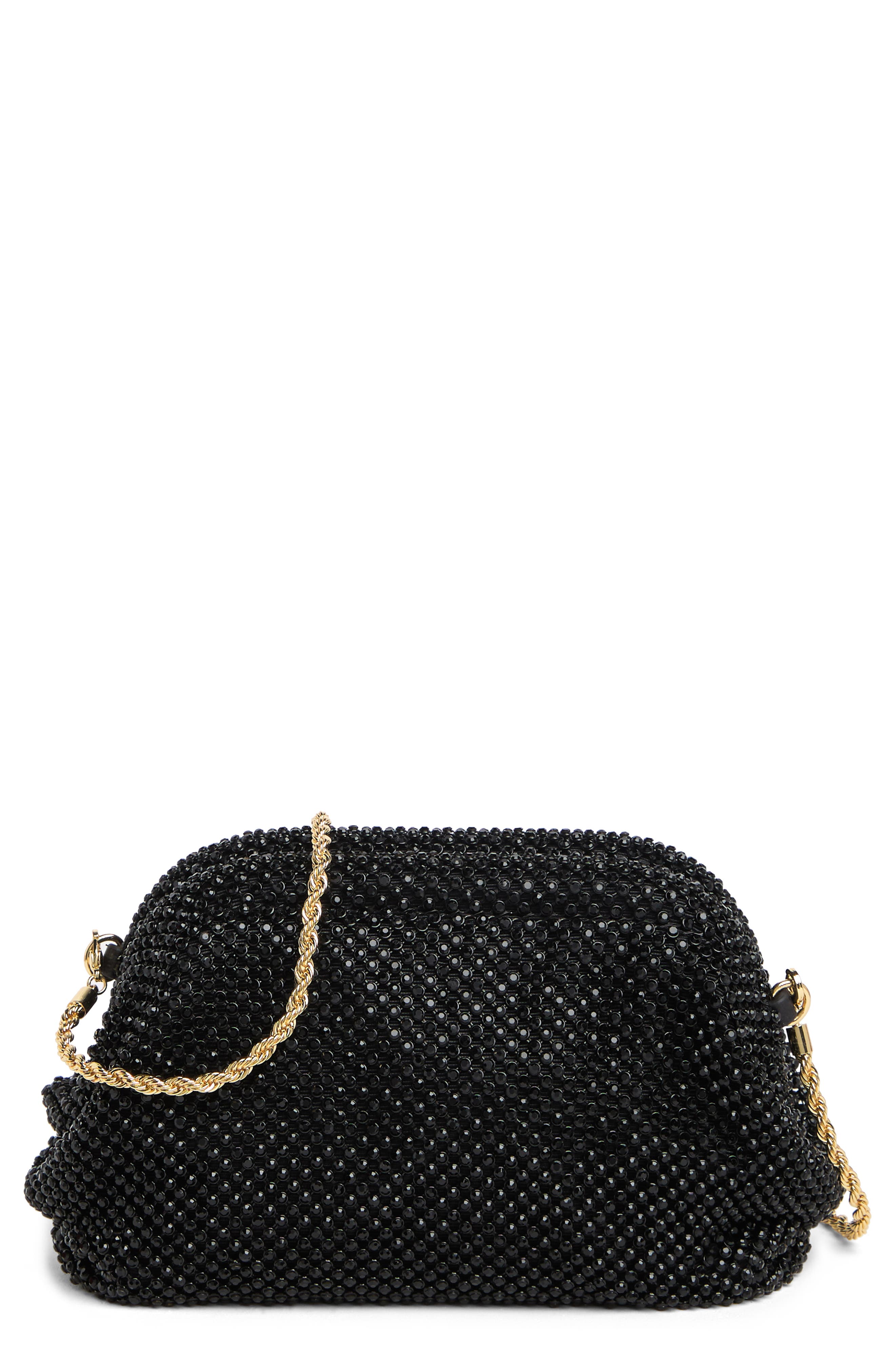 Loeffler Randall Doris Diamante Mini Pouch, Main, color, 