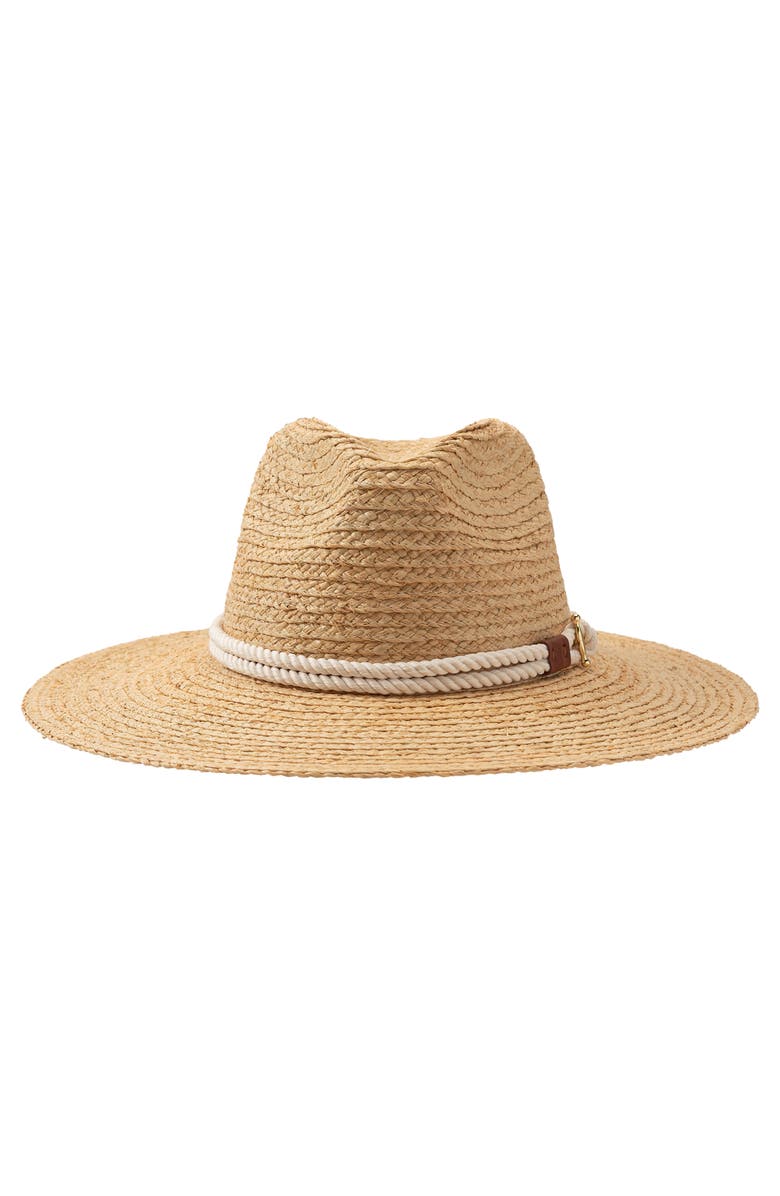 Lauren Ralph Lauren Raffia Fedora with Braided Band, Alternate, color,