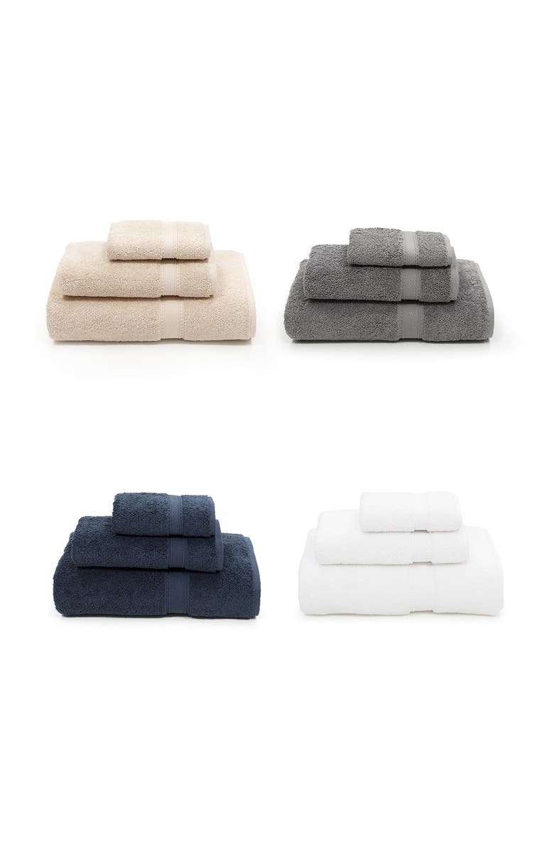 Linum Home Textiles Sinemis Terry 3-Piece Towel Set - White, Alternate, color, White