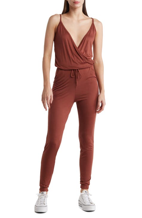 Sleeveless Drawstring Waist Jumpsuit