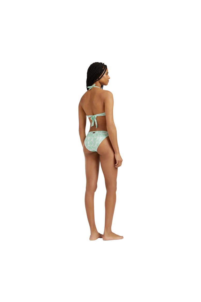 Women Side Tie Bikini Bottom Seashells, Alternate, color, white