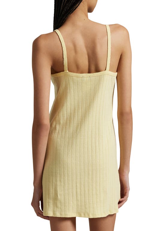 Polo Ralph Lauren Pointelle Cotton Chemise In Neutral