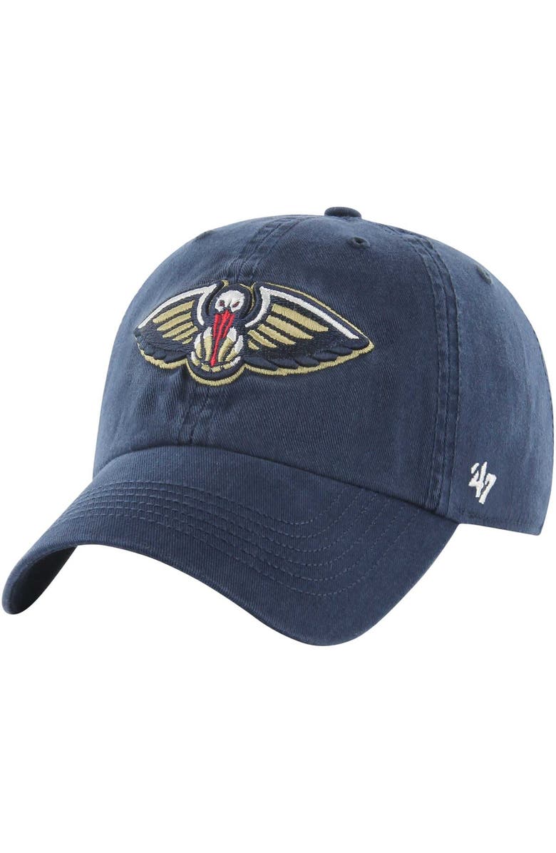 '47 Men's '47 Navy New Orleans Pelicans  Classic Franchise Fitted Hat, Alternate, color, Navy