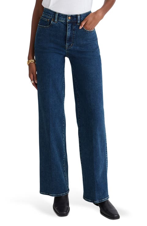 The High Waist Wide Leg Jeans (Pattson Wash)