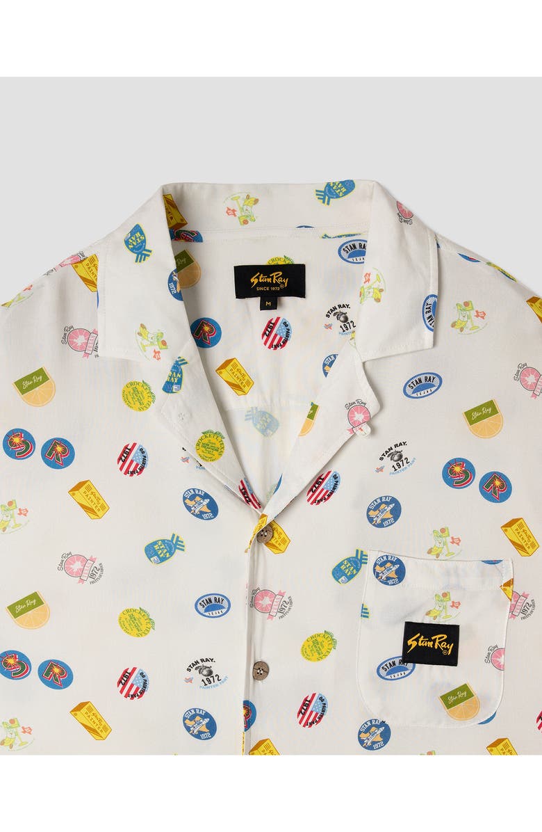 STAN RAY Tour Fruit Label Camp Shirt, Alternate, color, Fruits Aop