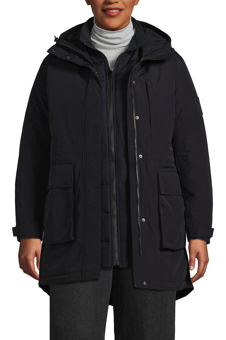 Squall Waterproof Insulated 3 in 1 Winter Parka, Alternate, color, Black
