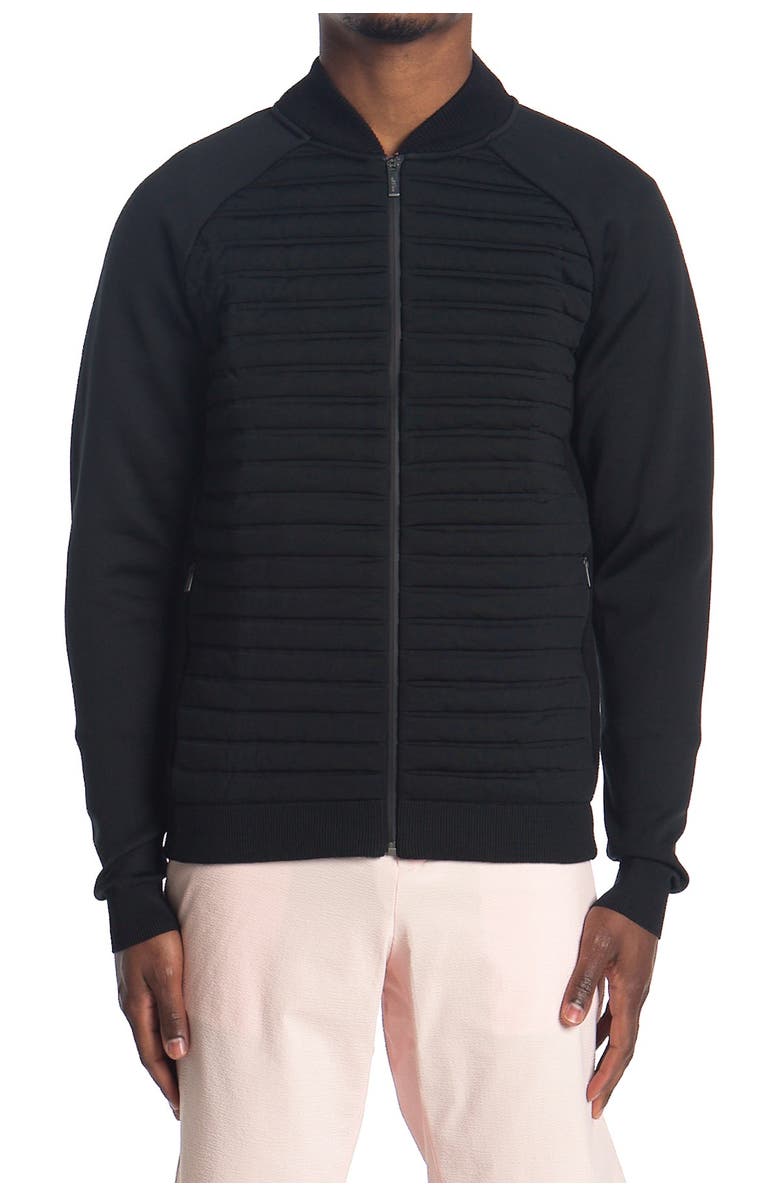 adidas Adipure Quilted Hybrid Golf Jacket, Alternate, color, 