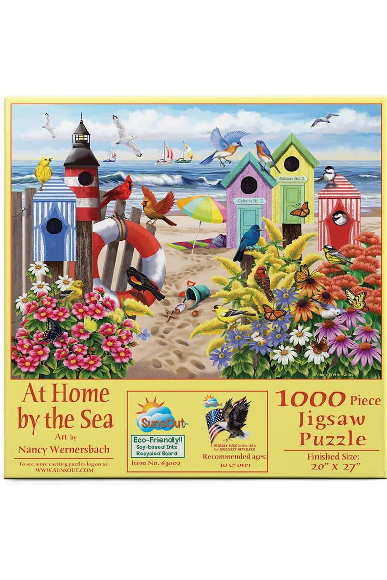 At Home by the Sea pc 1000 piece Jigsaw Puzzle for Adults, Alternate, color, Multicolor