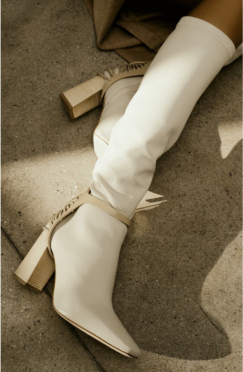Daniella Shevel Nela Boot, Alternate, color, Ivory