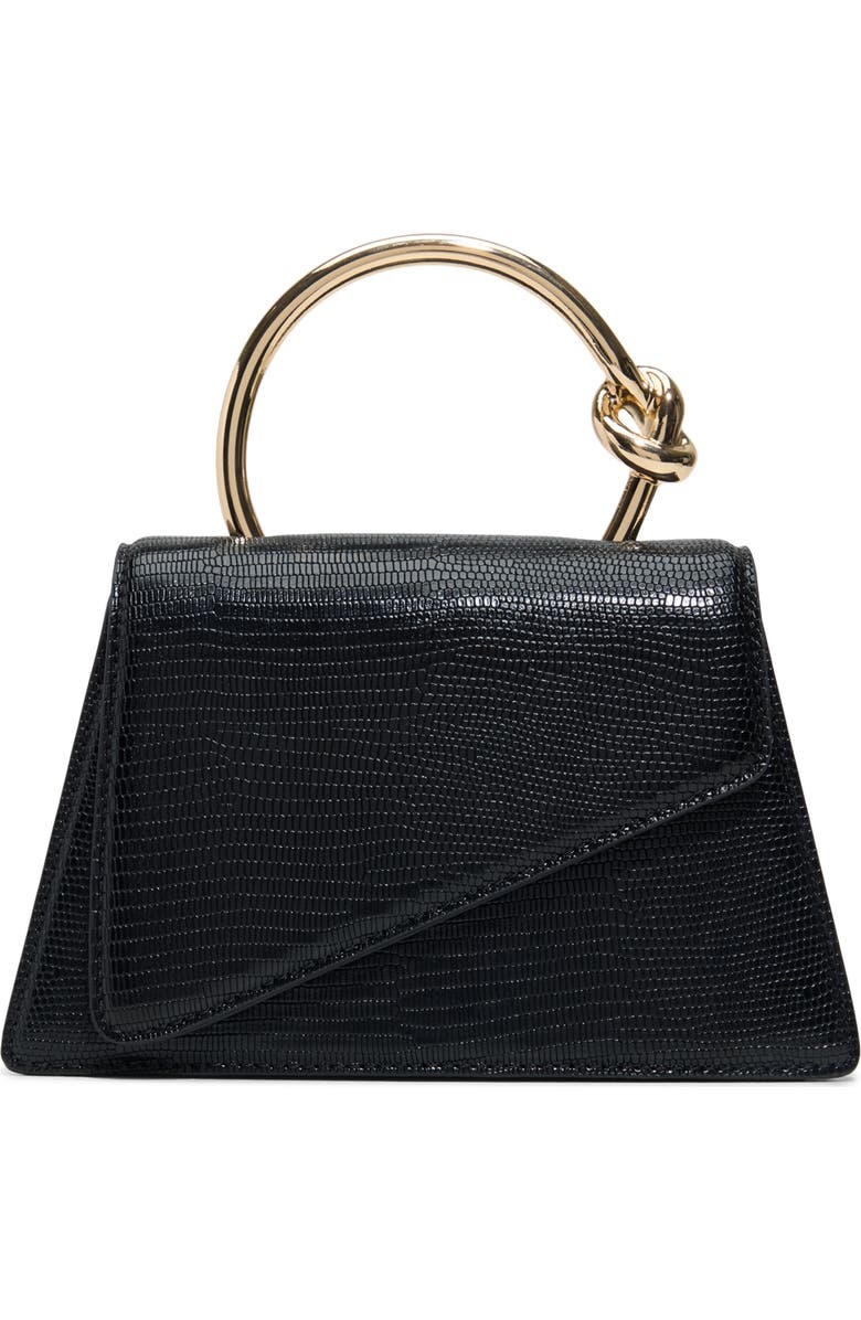 ALDO Aellaax Snakeskin Embossed Faux Leather Top Handle Bag, Main, color,