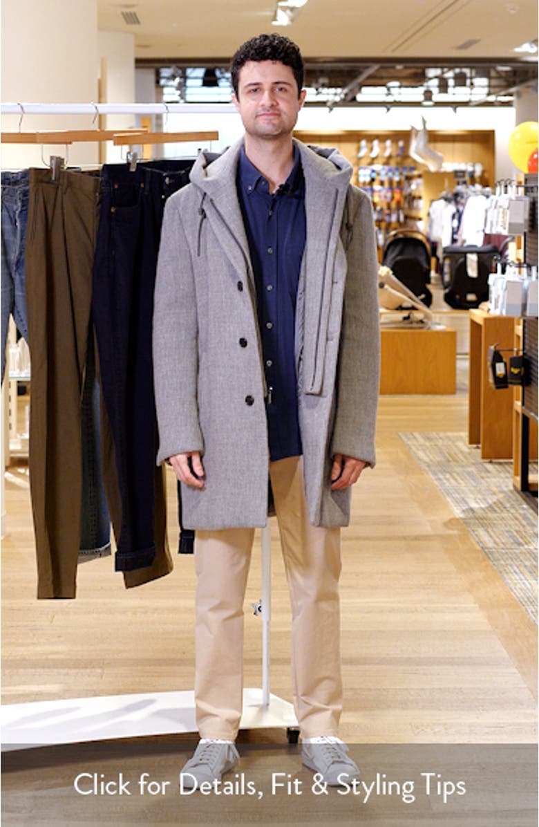 Tyson Topcoat with Removable Hooded Bib, sales video thumbnail