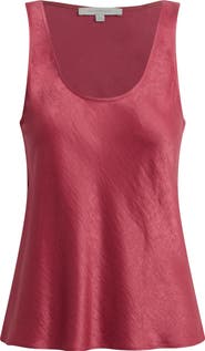 Favorite Daughter Clean Cut Satin Tank