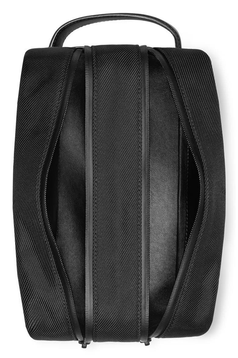 Night Flight Nylon Toiletries Case, Alternate, color, BLACK