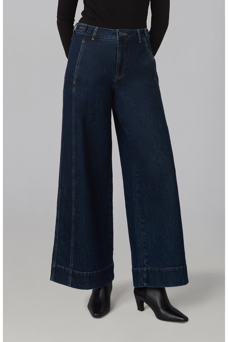 Cara Ultra High Rise Wide Leg Palazzo Jeans, Main, color, Dark Rinse Wash