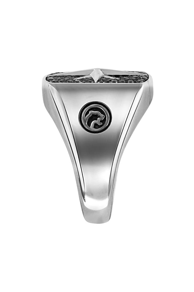 Sterling Silver Black Spinel Ring, Alternate, color, BLACK
