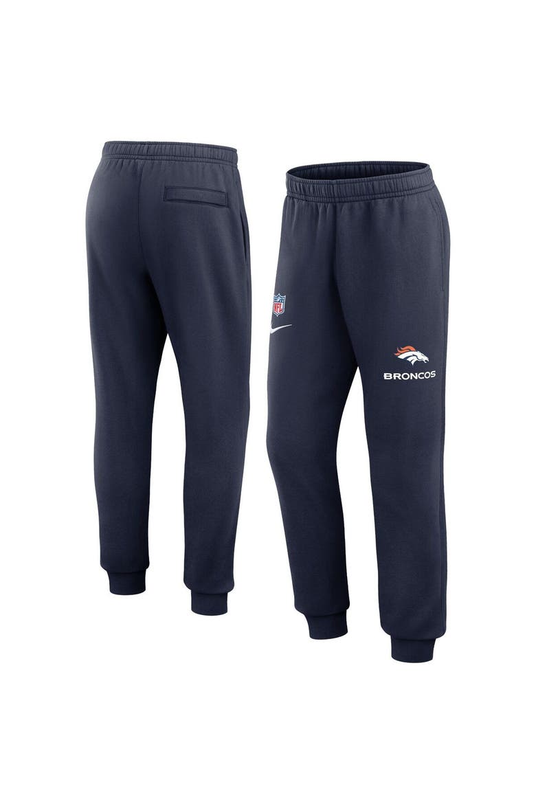Men's Nike Navy Denver Broncos 2023 Sideline Club Jogger Pants, Main, color, Navy