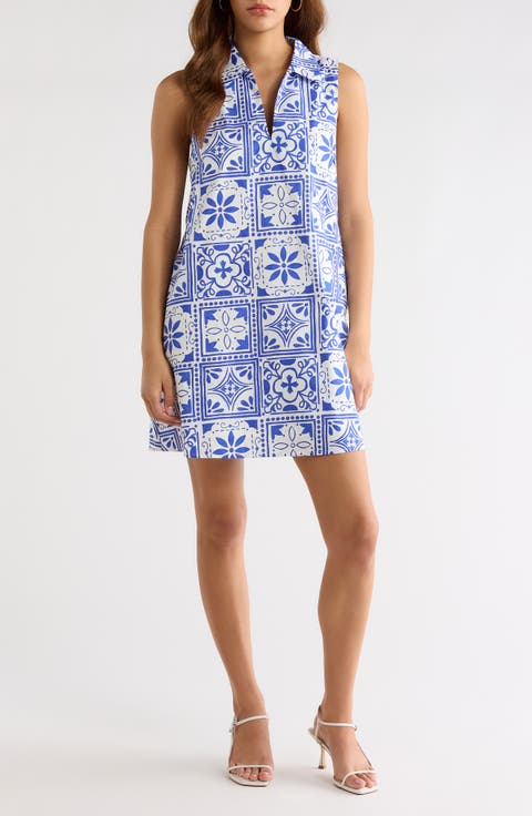 Arbor Tile Lexya Cotton Shift Dress