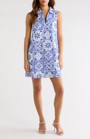 SUGARLIPS Nala City Lexya Sleeveless Cotton Shift Dress