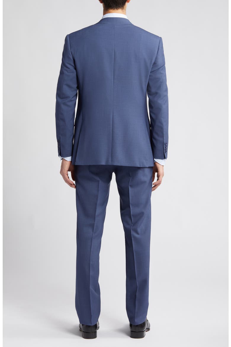 Siena Regular Fit Solid Blue Wool Suit, Alternate, color, BLUE