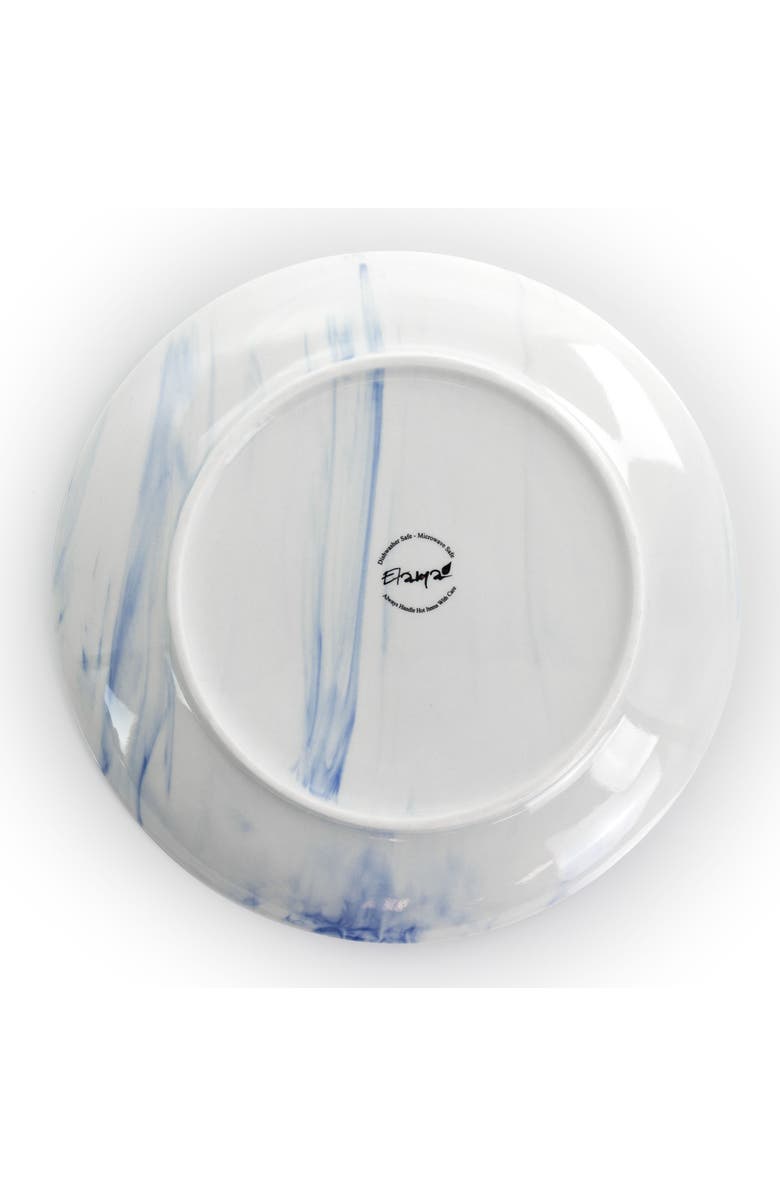 Elama Fine Marble 16 Piece Stoneware Dinnerware Set, Alternate, color, White