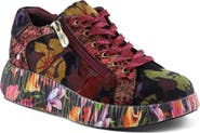 L'Artiste by Spring Step Dallyn Floral Platform Sneaker