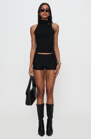 Mathias Tie Neck Jersey Top