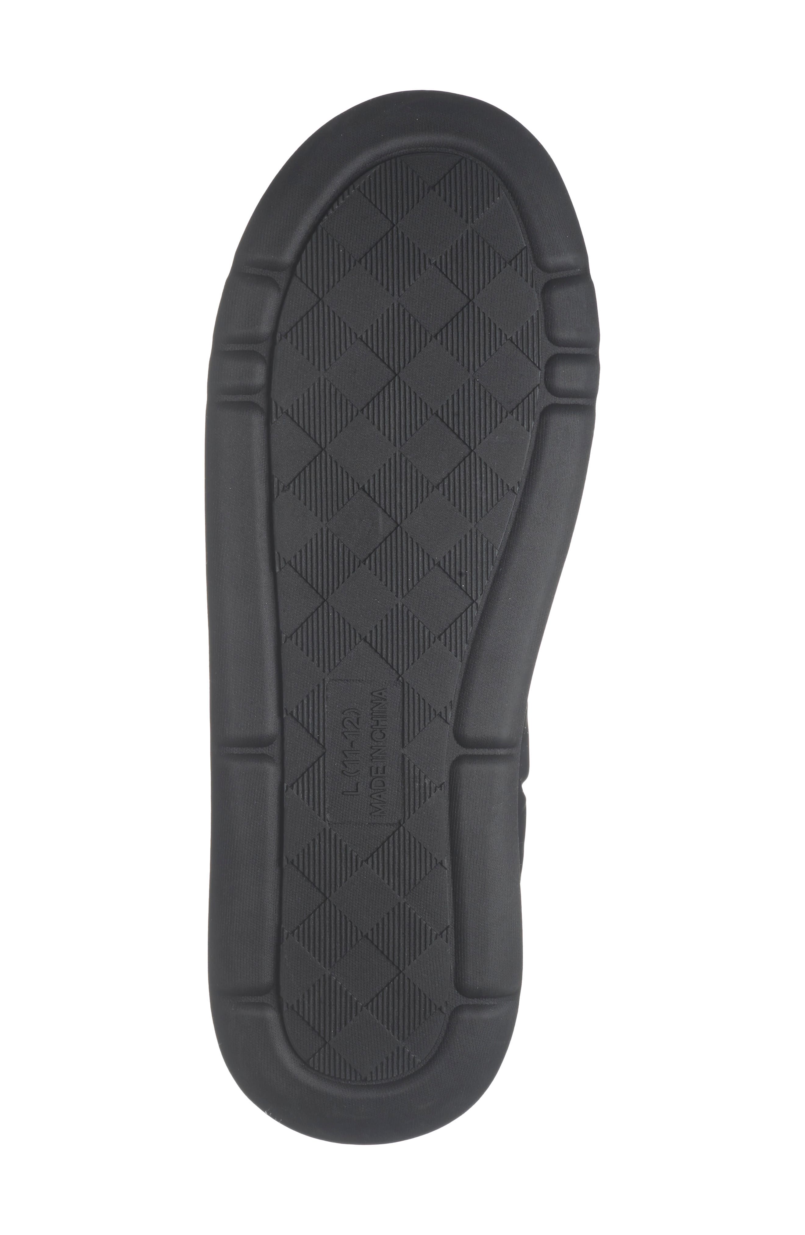 Abound Darius Faux Fur Lined Quilted Clog Slipper, Alternate, color, Black