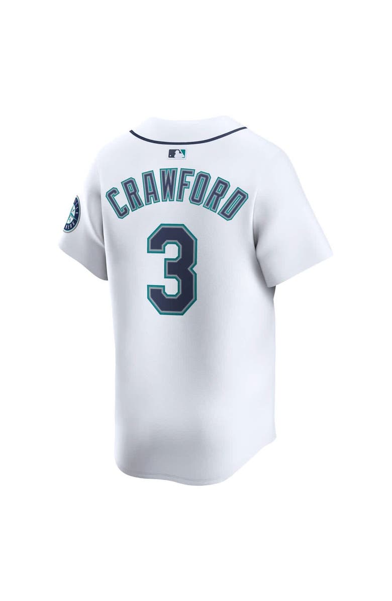 Nike Men's Nike J.P. Crawford White Seattle Mariners Home Limited Player Jersey, Alternate, color, 