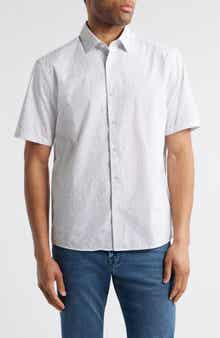 Robert Barakett Briarwood Short Sleeve Button-Up Shirt