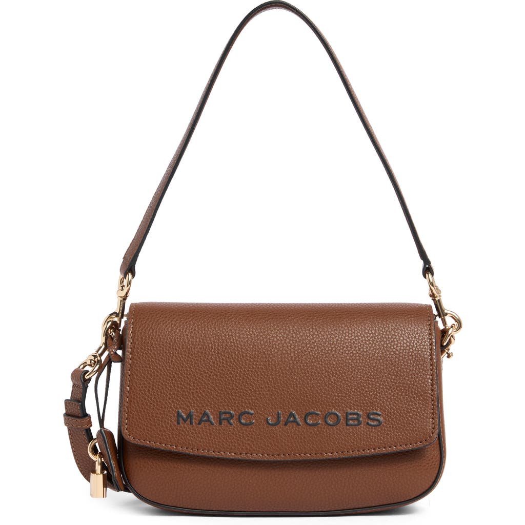 Marc Jacobs The Bold Saddle Leather Shoulder Bag In Brown