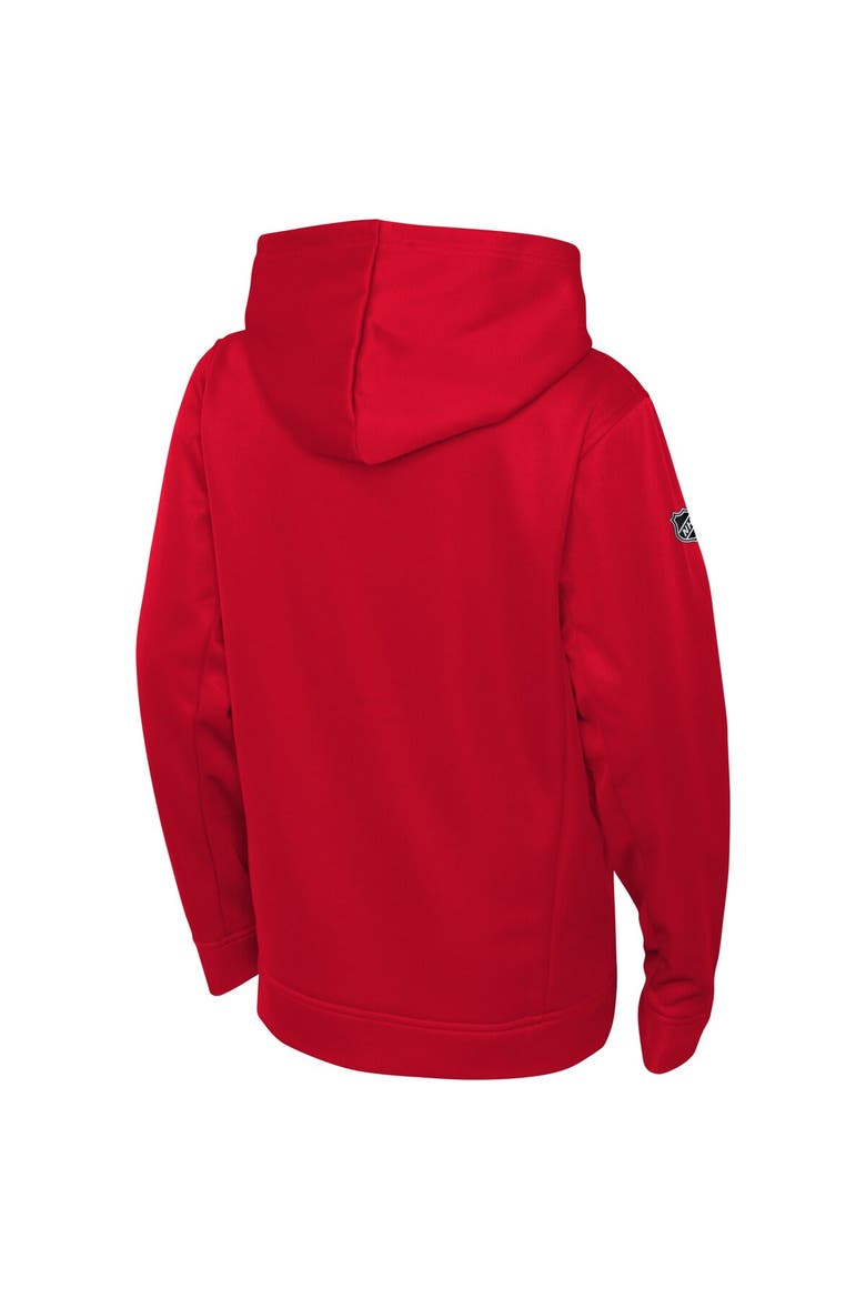 Youth Fanatics Branded Red Calgary Flames Authentic Pro Pullover Hoodie, Alternate, color, Red
