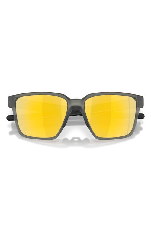 Oakley 57mm Polarized Rectangular Sunglasses