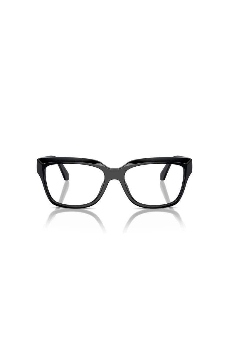 Michael Kors 54mm Rectangle optical glasses, Alternate, color, Black