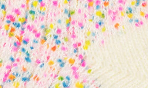 Hansel From Basel Disco Short Crew Socks In Multi White