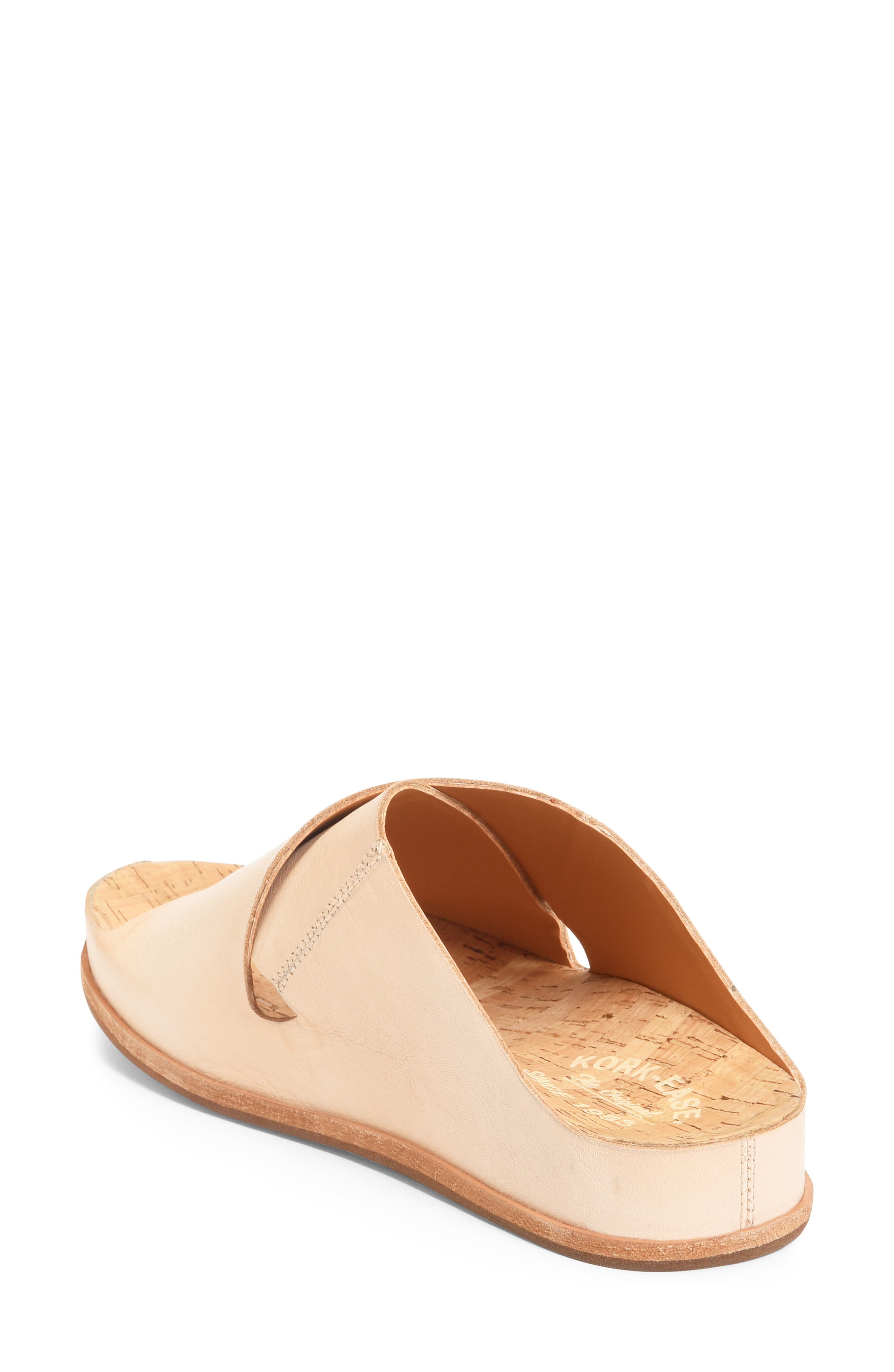 Tutsi Slide Sandal, Alternate, color, NATURAL LEATHER
