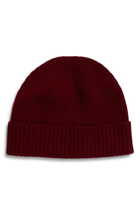 Wool & Cashmere Rib Beanie
