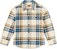 Tea Collection French Terry Plaid Shacket
