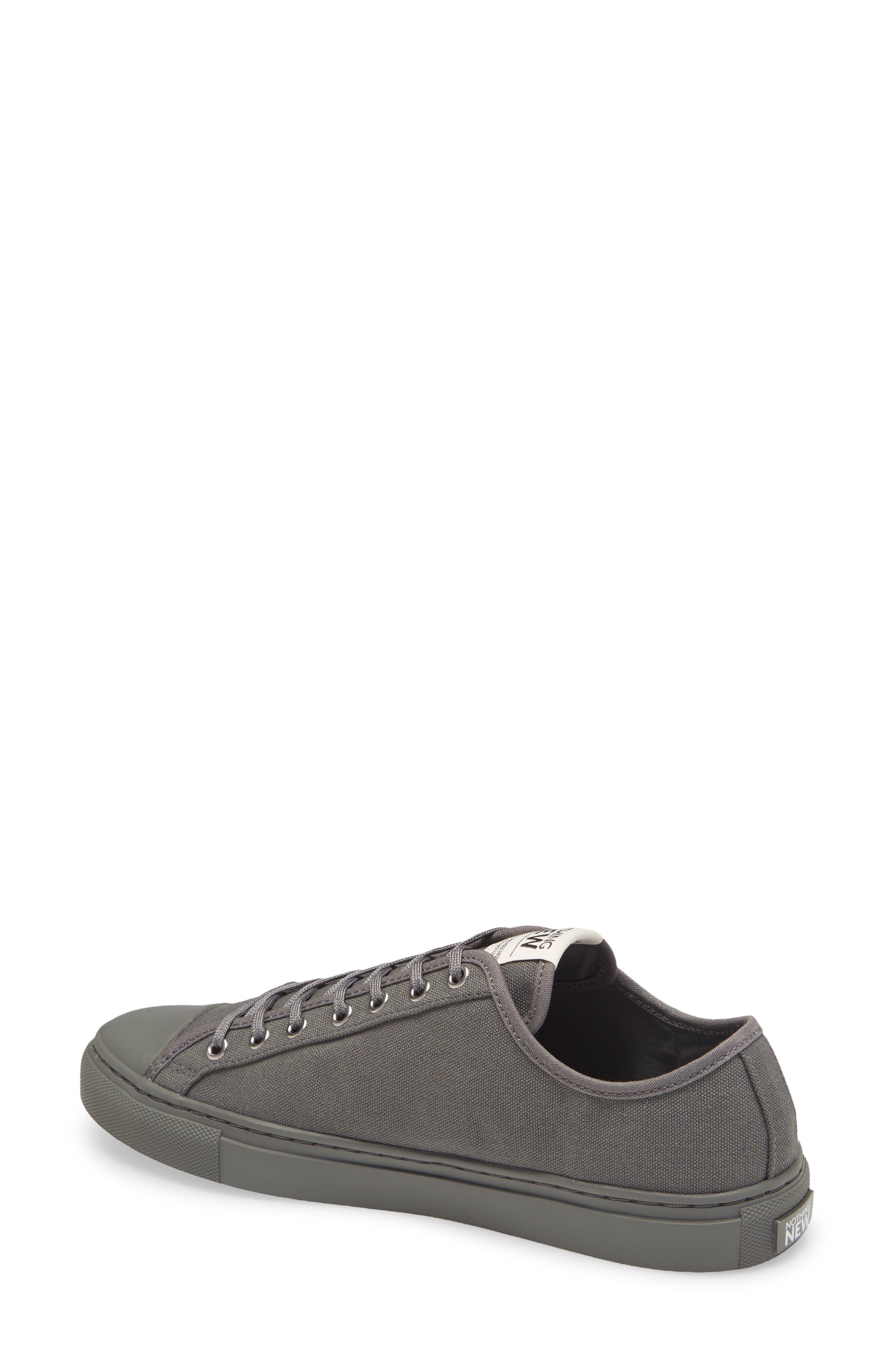 Low Top Sneaker, Alternate, color, GREY CANVAS/ GREY
